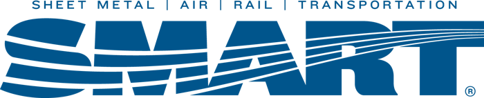 SMART — Sheet Metal, Air, Rail and Transportation union logo